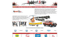 Desktop Screenshot of jaggededge.co.za